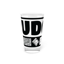 Judo Excellence: Raise the Bar with Martial Arts-Inspired Pint Glass, 16oz Assembled in the USA Assembled in USA Dining Drink Drinks Exclusive Festive Glass Glassware Home & Living Judo Kitchen Made in the USA Made in USA Seasonal Picks