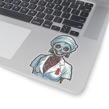 Nurse of Nightmares: Spooky Halloween Zombie Nurse Stickers Fall Bestsellers Halloween Home & Living Kiss cut Magnets & Stickers nurse Stickers