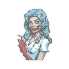 Spooky Halloween Zombie Nurse Stickers - Perfect for Haunted Fun Fall Bestsellers Halloween Home & Living Kiss cut Magnets & Stickers nurse Stickers