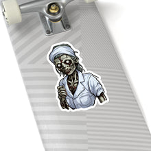 Zombie Nurse Vibes: Spooky Halloween Stickers for Horror Lovers Fall Bestsellers Halloween Home & Living Kiss cut Magnets & Stickers nurse Stickers