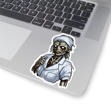 Zombie Nurse Vibes: Spooky Halloween Stickers for Horror Lovers Fall Bestsellers Halloween Home & Living Kiss cut Magnets & Stickers nurse Stickers