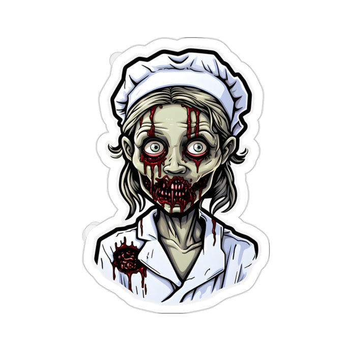 Nurse of the Undead: Halloween Zombie Nurse Stickers for All Ages Fall Bestsellers Halloween Home & Living Kiss cut Magnets & Stickers nurse Stickers