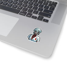 Nurse of Nightmares: Spooky Halloween Zombie Nurse Stickers Fall Bestsellers Halloween Home & Living Kiss cut Magnets & Stickers nurse Stickers