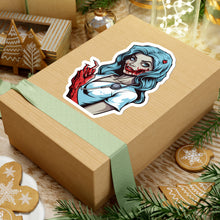 Spooky Halloween Zombie Nurse Stickers - Perfect for Haunted Fun Fall Bestsellers Halloween Home & Living Kiss cut Magnets & Stickers nurse Stickers