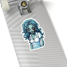 Embrace the Haunting Vibes with Halloween Zombie Nurse Stickers Fall Bestsellers Halloween Home & Living Kiss cut Magnets & Stickers nurse Stickers