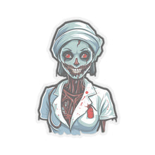 Nurse of Nightmares: Spooky Halloween Zombie Nurse Stickers Fall Bestsellers Halloween Home & Living Kiss cut Magnets & Stickers nurse Stickers