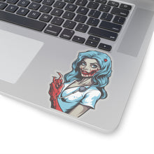 Spooky Halloween Zombie Nurse Stickers - Perfect for Haunted Fun Fall Bestsellers Halloween Home & Living Kiss cut Magnets & Stickers nurse Stickers