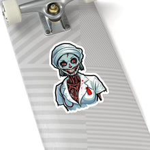 Nurse of Nightmares: Spooky Halloween Zombie Nurse Stickers Fall Bestsellers Halloween Home & Living Kiss cut Magnets & Stickers nurse Stickers