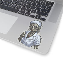 Zombie Nurse Vibes: Spooky Halloween Stickers for Horror Lovers Fall Bestsellers Halloween Home & Living Kiss cut Magnets & Stickers nurse Stickers