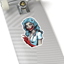 Spooky Halloween Zombie Nurse Stickers - Perfect for Haunted Fun Fall Bestsellers Halloween Home & Living Kiss cut Magnets & Stickers nurse Stickers
