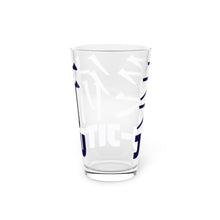Mat Mastery: Jiu-Jitsu Emblem Pint Glass for Discerning Practitioners, 16oz Assembled in the USA Assembled in USA Dining Drink Drinks Exclusive Festive Glass Glassware Home & Living Jiu-Jitsu Kitchen Made in the USA Made in USA Seasonal Picks