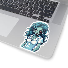 Embrace the Haunting Vibes with Halloween Zombie Nurse Stickers Fall Bestsellers Halloween Home & Living Kiss cut Magnets & Stickers nurse Stickers