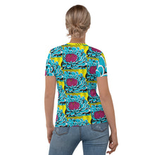Women's Pop Art BJJ Short Sleeve Rash Guard - Roy Lichtenstein Inspired Dahlia Design 002 Dahlia Exclusive Fitness Flower Pop Art Rash Guard Running Short Sleeve Striking Swimwear Tees Womens Yoga