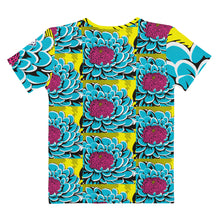 Women's Pop Art BJJ Short Sleeve Rash Guard - Roy Lichtenstein Inspired Dahlia Design 002 Dahlia Exclusive Fitness Flower Pop Art Rash Guard Running Short Sleeve Striking Swimwear Tees Womens Yoga