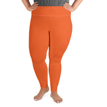 Active Comfort: Women's Plus Size Solid Yoga Pants - Flamingo Exclusive Leggings Plus Size Solid Color Tights Womens