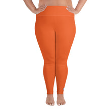 Active Comfort: Women's Plus Size Solid Yoga Pants - Flamingo Exclusive Leggings Plus Size Solid Color Tights Womens