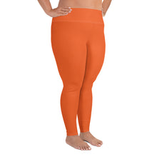 Active Comfort: Women's Plus Size Solid Yoga Pants - Flamingo Exclusive Leggings Plus Size Solid Color Tights Womens