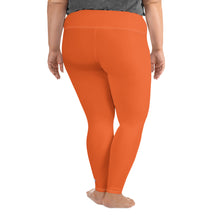 Active Comfort: Women's Plus Size Solid Yoga Pants - Flamingo Exclusive Leggings Plus Size Solid Color Tights Womens