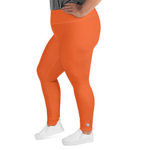 Active Comfort: Women's Plus Size Solid Yoga Pants - Flamingo Exclusive Leggings Plus Size Solid Color Tights Womens