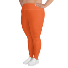 Active Comfort: Women's Plus Size Solid Yoga Pants - Flamingo Exclusive Leggings Plus Size Solid Color Tights Womens