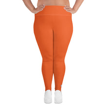 Active Comfort: Women's Plus Size Solid Yoga Pants - Flamingo Exclusive Leggings Plus Size Solid Color Tights Womens