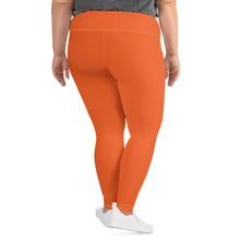 Active Comfort: Women's Plus Size Solid Yoga Pants - Flamingo Exclusive Leggings Plus Size Solid Color Tights Womens