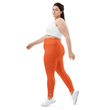 Active Comfort: Women's Plus Size Solid Yoga Pants - Flamingo Exclusive Leggings Plus Size Solid Color Tights Womens