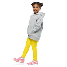 Active Days, Vibrant Ways: Girls' Solid Workout Leggings - Golden Sun Exclusive Girls Kids Leggings Solid Color
