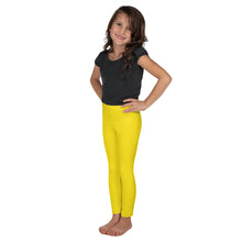 Active Days, Vibrant Ways: Girls' Solid Workout Leggings - Golden Sun Exclusive Girls Kids Leggings Solid Color