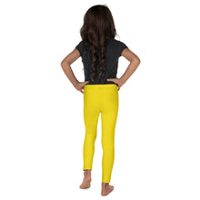 Active Days, Vibrant Ways: Girls' Solid Workout Leggings - Golden Sun Exclusive Girls Kids Leggings Solid Color