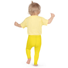 Active Days, Vibrant Ways: Girls' Solid Workout Leggings - Golden Sun Exclusive Girls Kids Leggings Solid Color