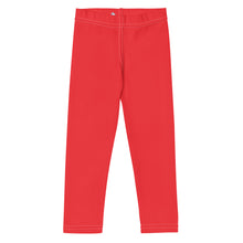 Active Essentials: Boys' Solid Color Athletic Leggings - Scarlet Boys Exclusive Kids Leggings Solid Color
