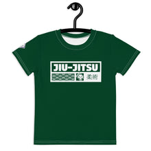 Active Lifestyle Gear: Girl's Short Sleeve Jiu-Jitsu Rash Guard - Sherwood Forest Exclusive Girls Jiu-Jitsu Kids Rash Guard Short Sleeve