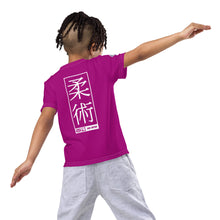 Adventurous Protection: Boy's Short Sleeve Jiu-Jitsu Rash Guard - Vivid Purple Boys Exclusive Jiu-Jitsu Kids Rash Guard Short Sleeve