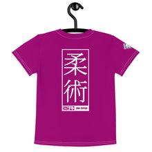 Adventurous Protection: Boy's Short Sleeve Jiu-Jitsu Rash Guard - Vivid Purple Boys Exclusive Jiu-Jitsu Kids Rash Guard Short Sleeve