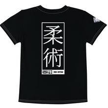 Stylish Sun Defense: Girl's Short Sleeve Jiu-Jitsu Rash Guard - Noir Exclusive Girls Jiu-Jitsu Kids Rash Guard Short Sleeve