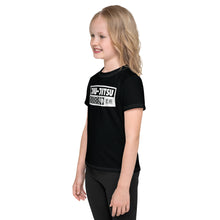 Stylish Sun Defense: Girl's Short Sleeve Jiu-Jitsu Rash Guard - Noir Exclusive Girls Jiu-Jitsu Kids Rash Guard Short Sleeve
