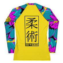 Womens Long Sleeve BJJ Rash Guard - Jiu-Jitsu 020 - Dahlia 001 Dahlia Exclusive Jiu-Jitsu Long Sleeve Rash Guard Womens