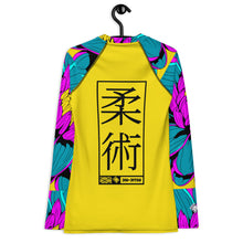 Womens Long Sleeve BJJ Rash Guard - Jiu-Jitsu 020 - Dahlia 001 Dahlia Exclusive Jiu-Jitsu Long Sleeve Rash Guard Womens