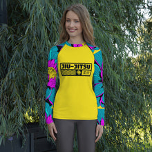 Womens Long Sleeve BJJ Rash Guard - Jiu-Jitsu 020 - Dahlia 001 Dahlia Exclusive Jiu-Jitsu Long Sleeve Rash Guard Womens