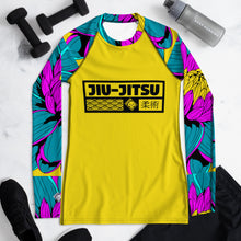 Womens Long Sleeve BJJ Rash Guard - Jiu-Jitsu 020 - Dahlia 001 Dahlia Exclusive Jiu-Jitsu Long Sleeve Rash Guard Womens