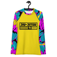 Womens Long Sleeve BJJ Rash Guard - Jiu-Jitsu 020 - Dahlia 001 Dahlia Exclusive Jiu-Jitsu Long Sleeve Rash Guard Womens