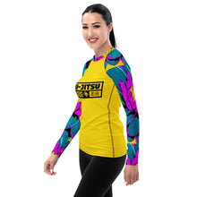Womens Long Sleeve BJJ Rash Guard - Jiu-Jitsu 020 - Dahlia 001 Dahlia Exclusive Jiu-Jitsu Long Sleeve Rash Guard Womens
