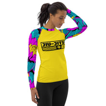 Womens Long Sleeve BJJ Rash Guard - Jiu-Jitsu 020 - Dahlia 001 Dahlia Exclusive Jiu-Jitsu Long Sleeve Rash Guard Womens
