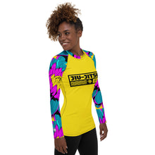 Womens Long Sleeve BJJ Rash Guard - Jiu-Jitsu 020 - Dahlia 001 Dahlia Exclusive Jiu-Jitsu Long Sleeve Rash Guard Womens