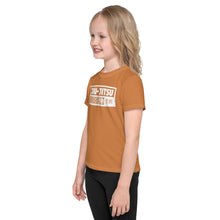 Beach Day Essential: Girl's Short Sleeve Jiu-Jitsu Rash Guard - Raw Sienna Exclusive Girls Jiu-Jitsu Kids Rash Guard Short Sleeve