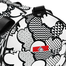 Black and White Graffiti Clouds Gym Bag Bag Clouds Exclusive Gym