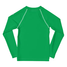 Bold Adventures: Kid's Solid Color Rash Guards for Boys - Jade Boys Exclusive Kids Long Sleeve Rash Guard Solid Color