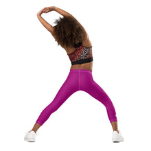 Bold and Bright: Solid Color Leggings for Active Girls - Fresh Eggplant Exclusive Girls Kids Leggings Solid Color
