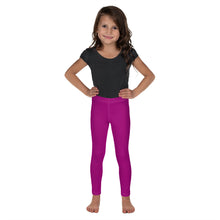 Bold and Bright: Solid Color Leggings for Active Girls - Fresh Eggplant Exclusive Girls Kids Leggings Solid Color
